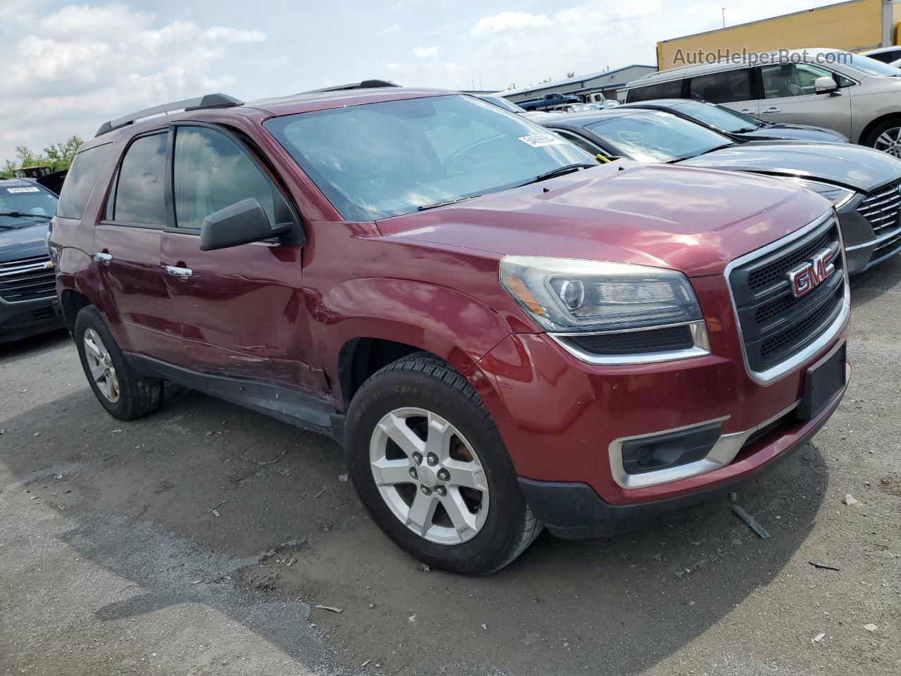 2015 Gmc Acadia Sle Красный vin: 1GKKRPKD0FJ139317