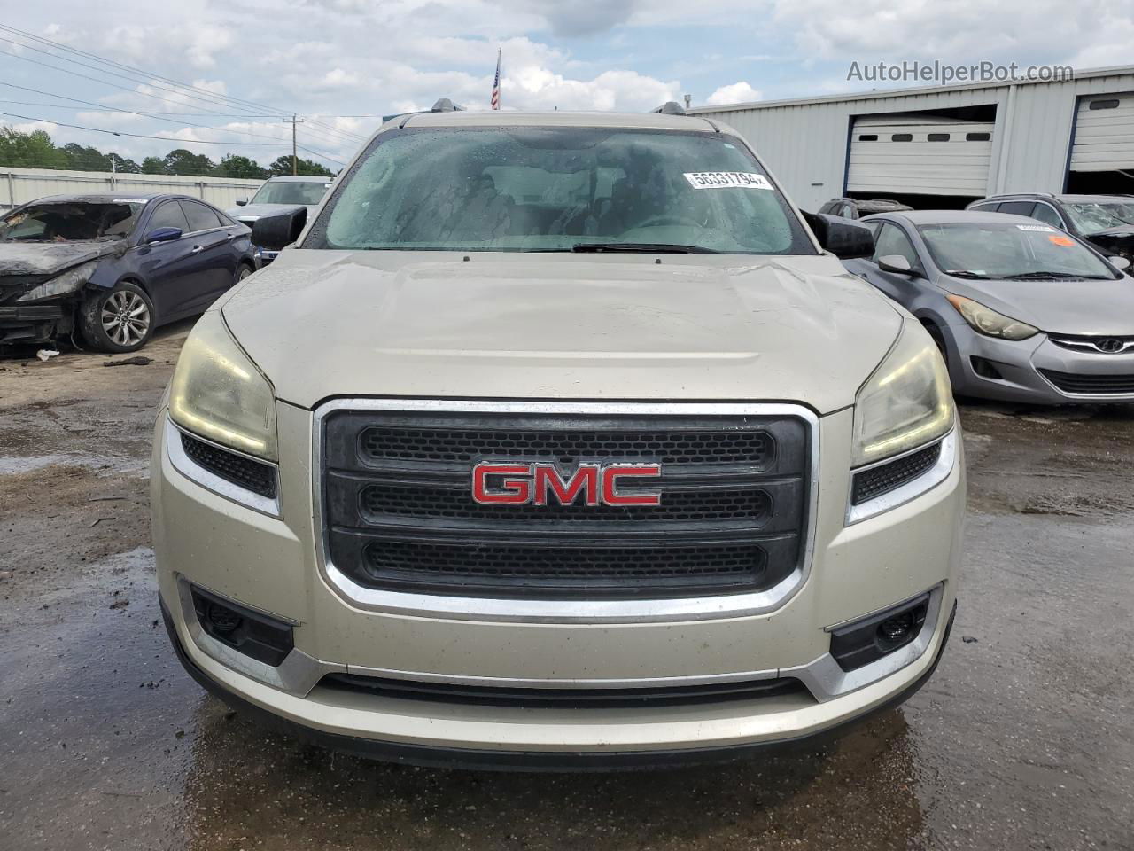 2013 Gmc Acadia Sle Gold vin: 1GKKRPKD1DJ164496