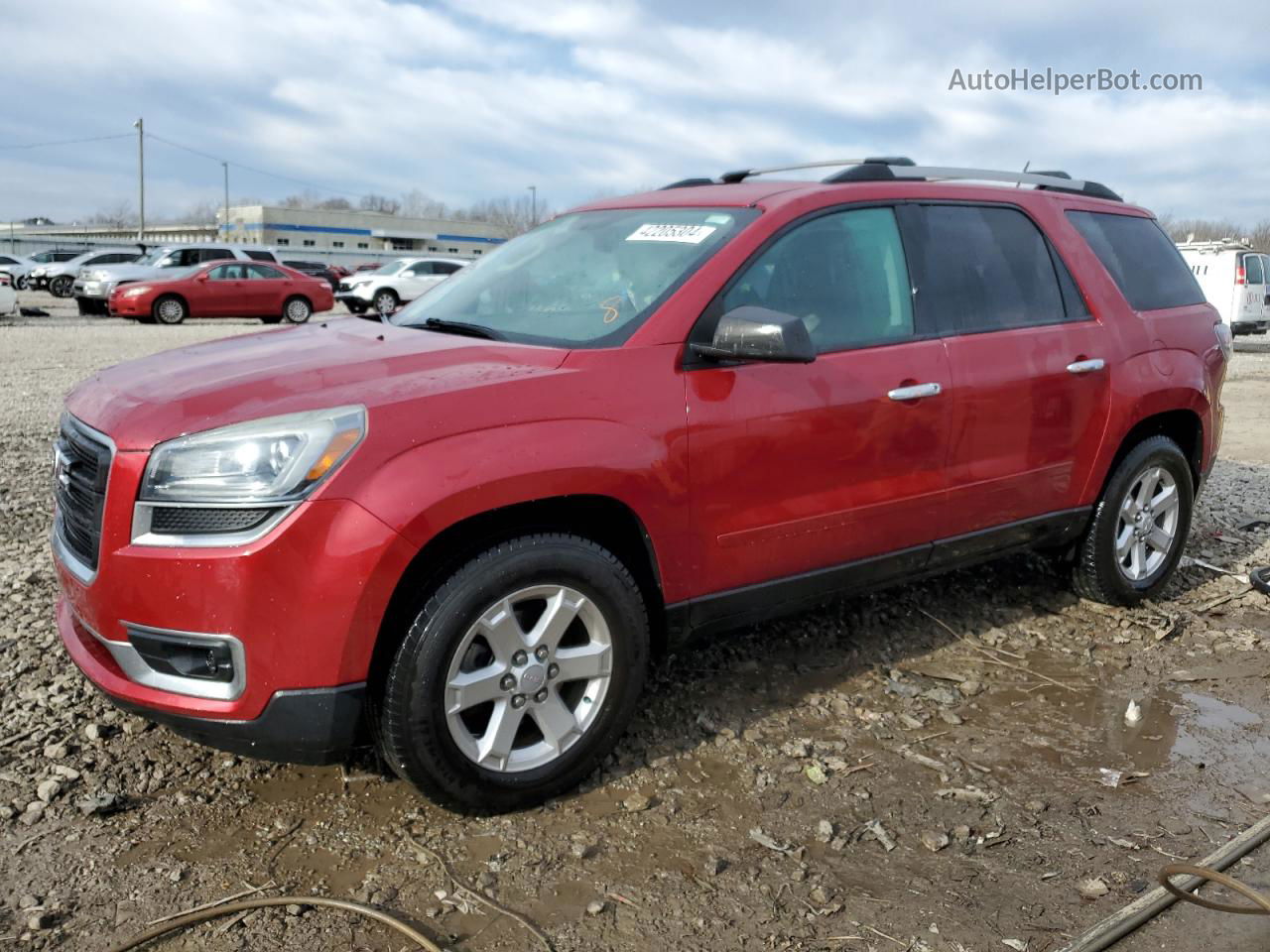 2013 Gmc Acadia Sle Red vin: 1GKKRPKD1DJ196171