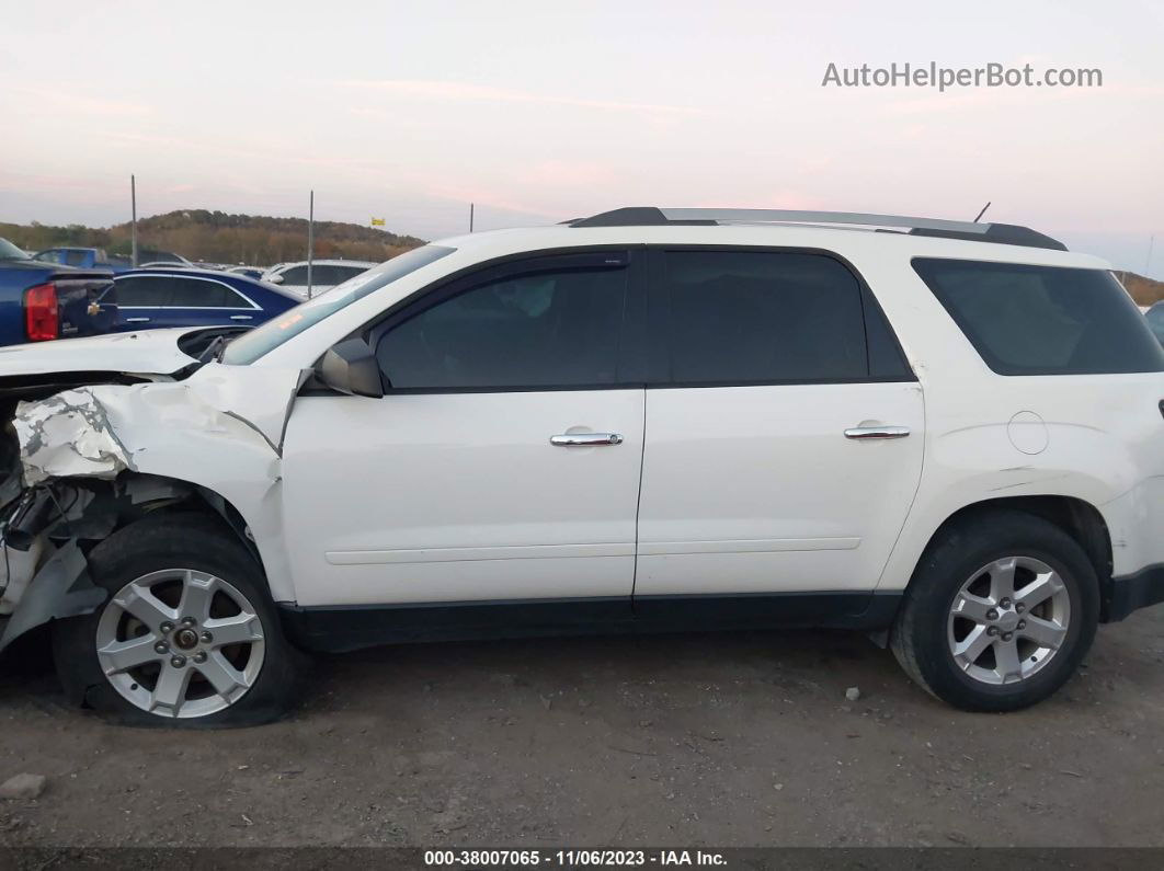 2013 Gmc Acadia Sle-2 White vin: 1GKKRPKD1DJ219433