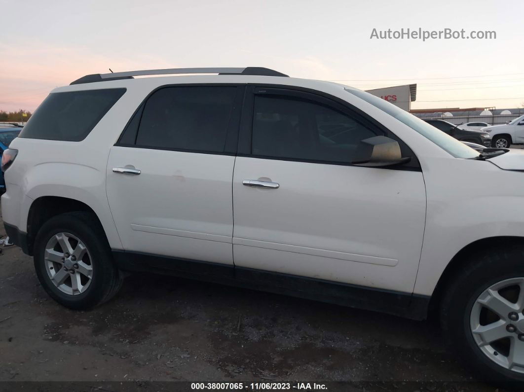 2013 Gmc Acadia Sle-2 White vin: 1GKKRPKD1DJ219433