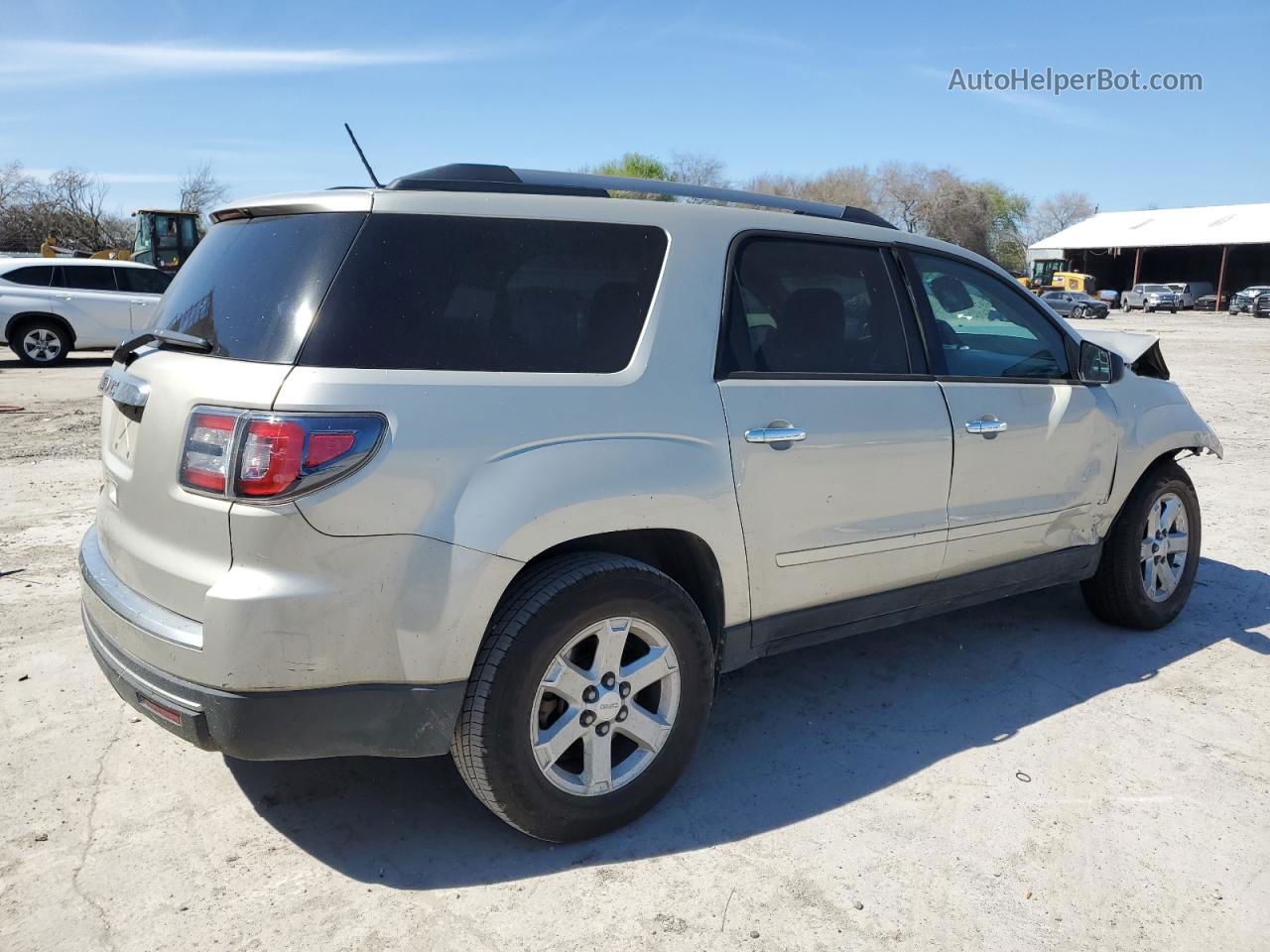 2014 Gmc Acadia Sle Beige vin: 1GKKRPKD1EJ124789