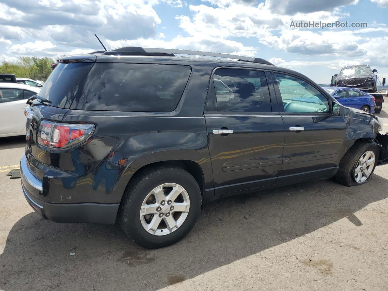 2014 Gmc Acadia Sle Black vin: 1GKKRPKD1EJ177962