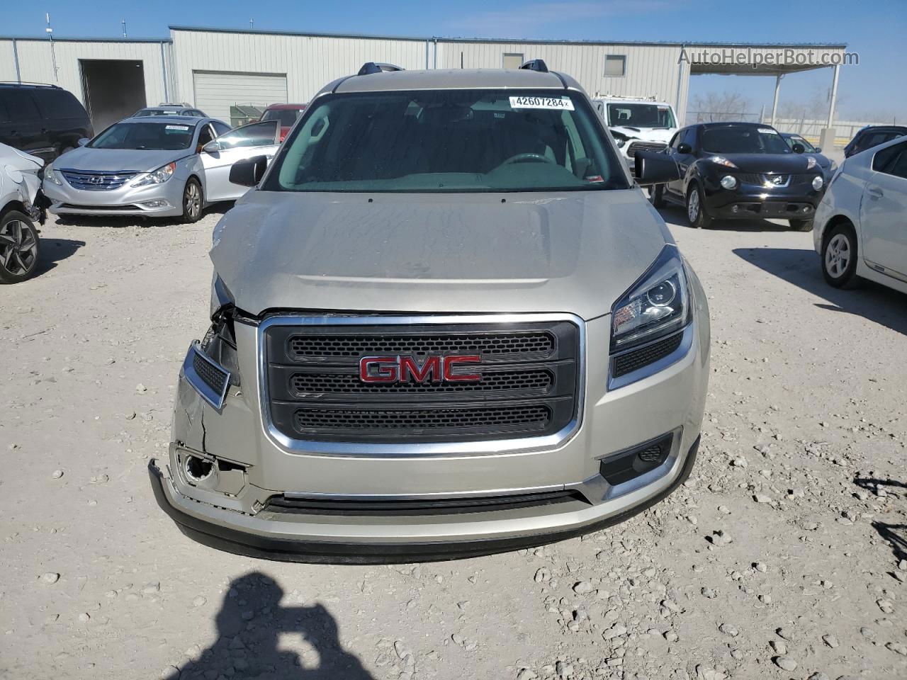 2013 Gmc Acadia Sle Tan vin: 1GKKRPKD2DJ140286