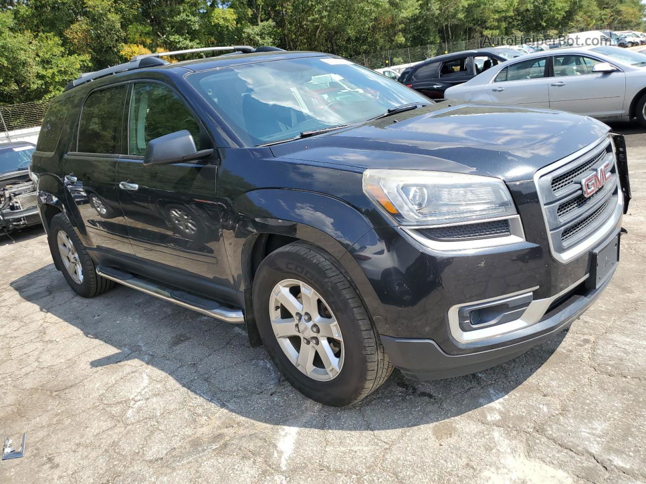 2014 Gmc Acadia Sle Black vin: 1GKKRPKD2EJ371853