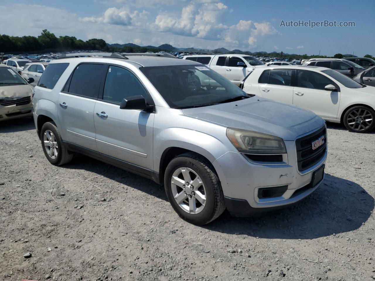 2013 Gmc Acadia Sle Silver vin: 1GKKRPKD3DJ217795