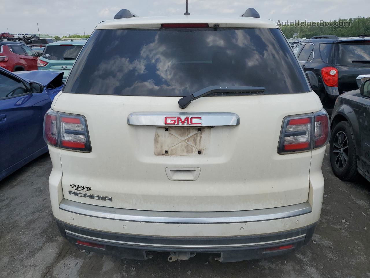 2014 Gmc Acadia Sle Белый vin: 1GKKRPKD3EJ172939