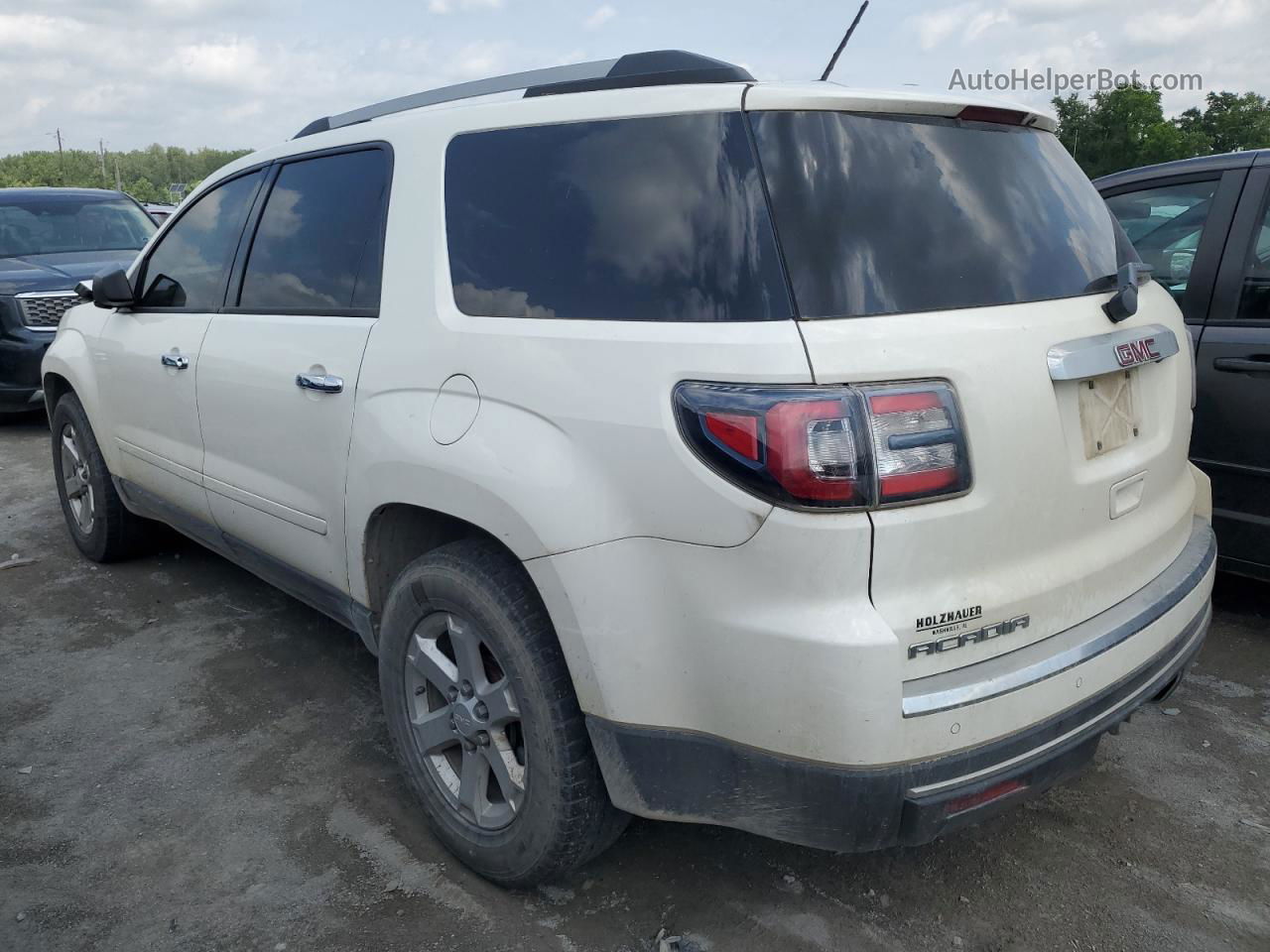 2014 Gmc Acadia Sle Белый vin: 1GKKRPKD3EJ172939