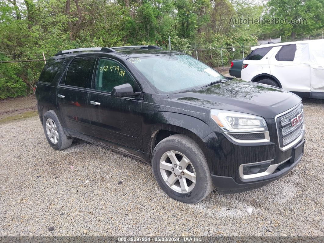 2014 Gmc Acadia Sle-2 Black vin: 1GKKRPKD3EJ178840