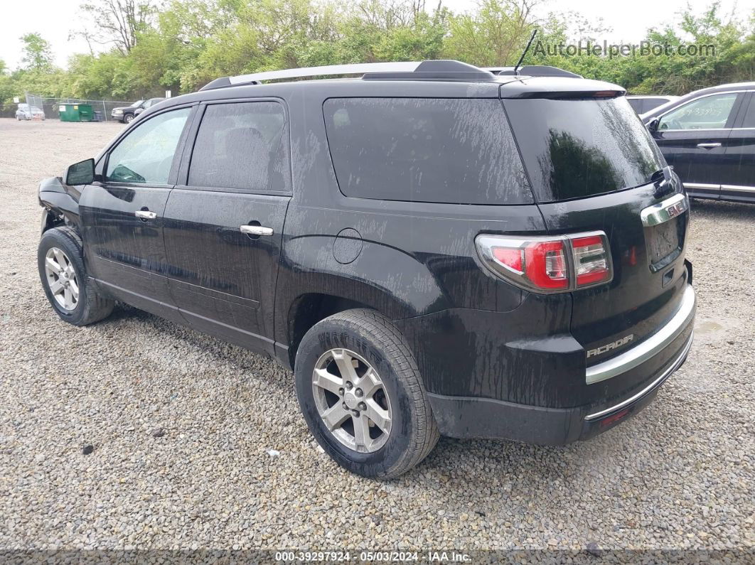 2014 Gmc Acadia Sle-2 Black vin: 1GKKRPKD3EJ178840