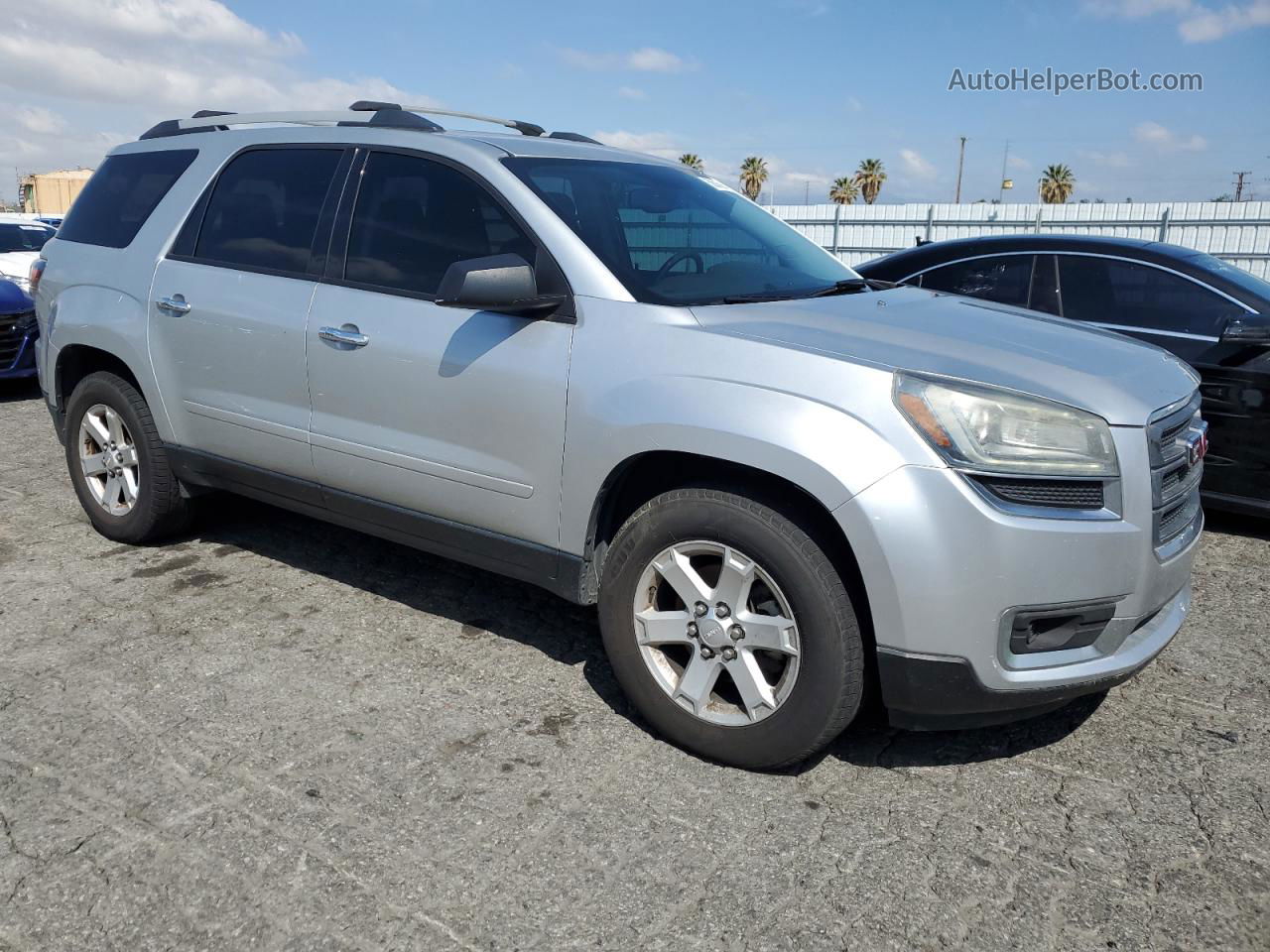 2014 Gmc Acadia Sle Silver vin: 1GKKRPKD3EJ197887