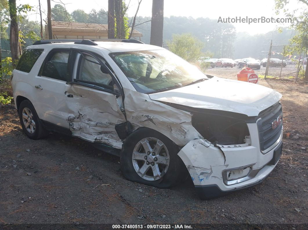 2014 Gmc Acadia Sle-2 White vin: 1GKKRPKD3EJ328641