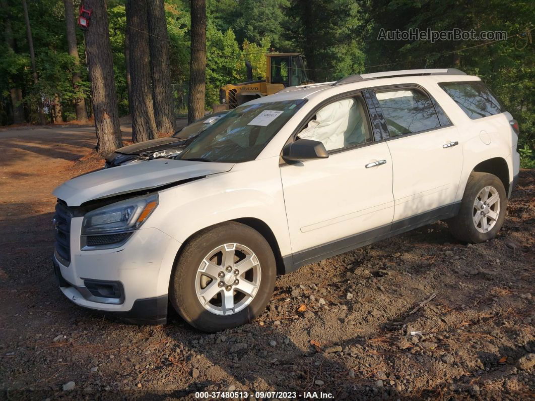 2014 Gmc Acadia Sle-2 White vin: 1GKKRPKD3EJ328641