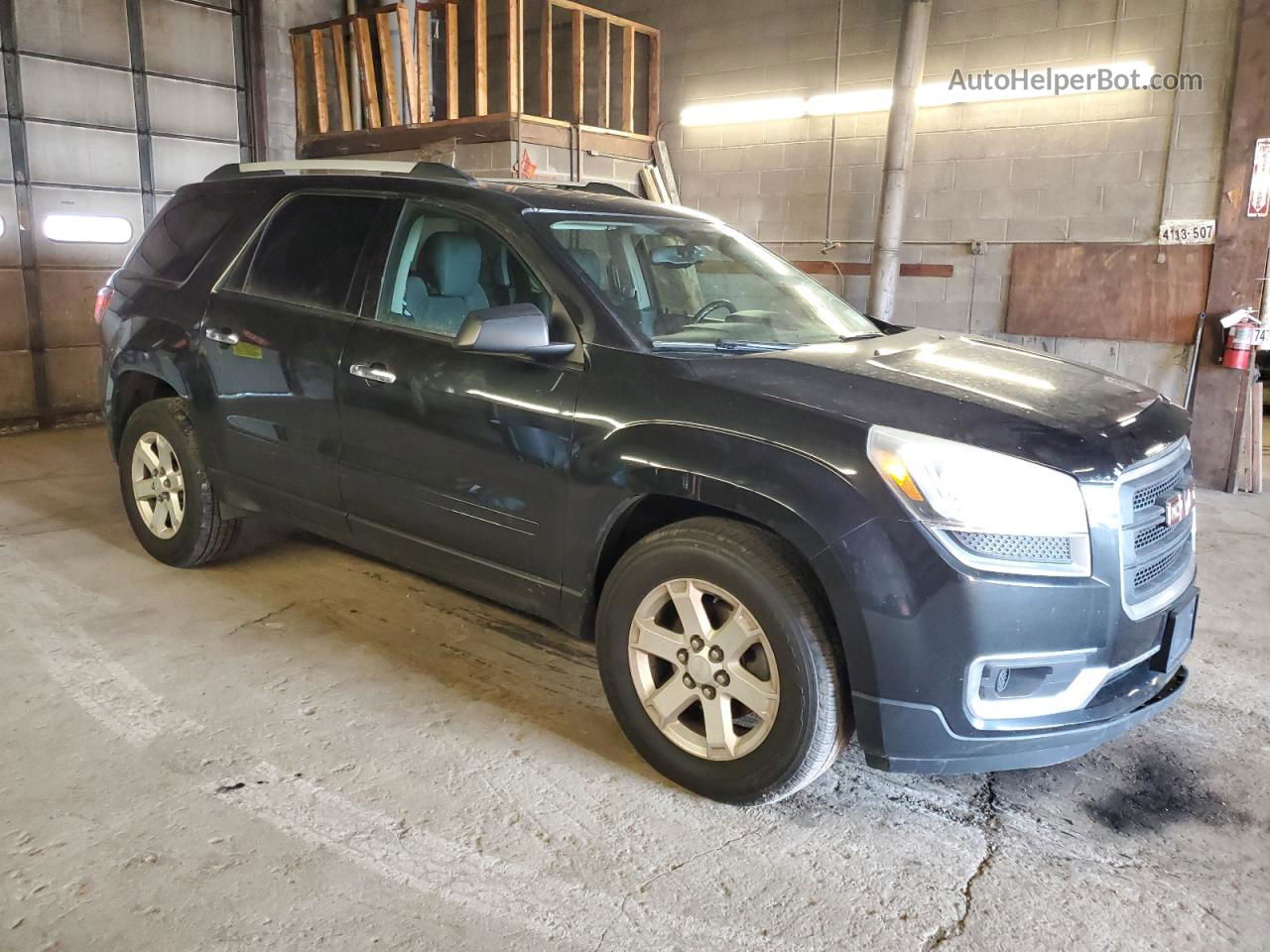 2015 Gmc Acadia Sle Black vin: 1GKKRPKD3FJ213300