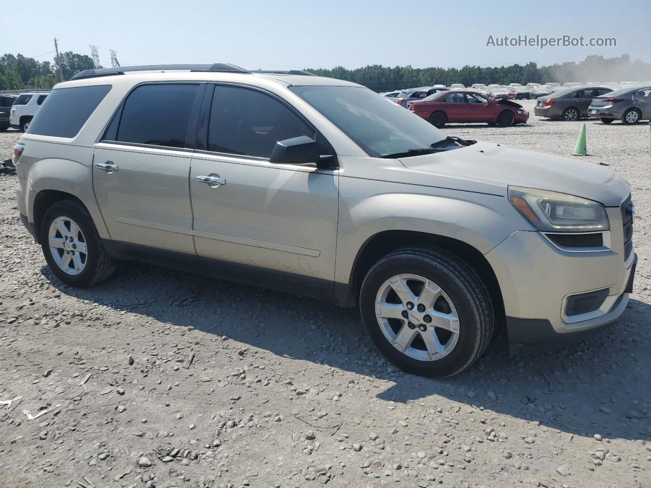 2013 Gmc Acadia Sle Gold vin: 1GKKRPKD4DJ184905