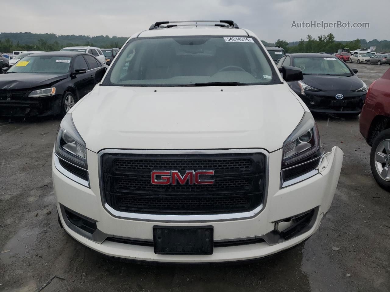 2013 Gmc Acadia Sle White vin: 1GKKRPKD5DJ187828