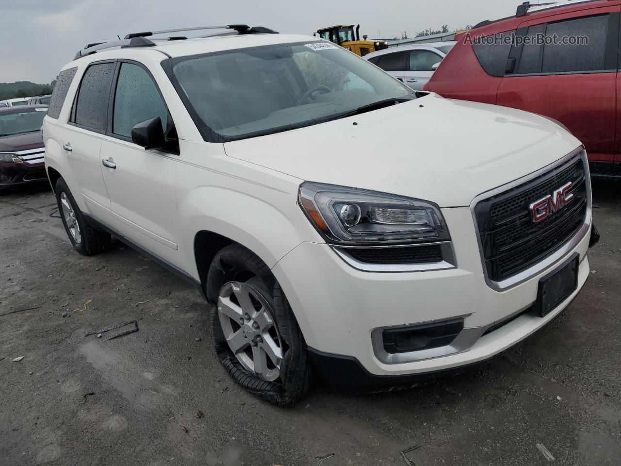 2013 Gmc Acadia Sle White vin: 1GKKRPKD5DJ187828