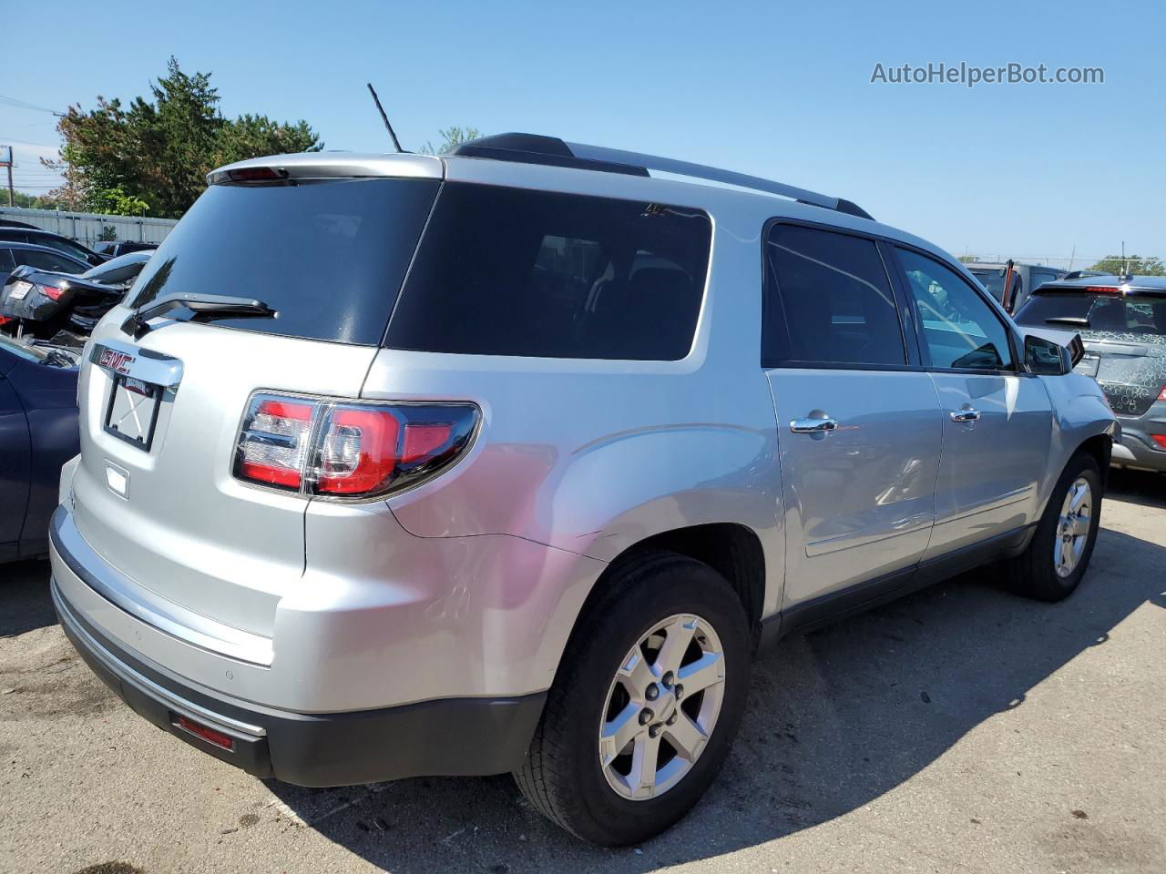 2014 Gmc Acadia Sle Silver vin: 1GKKRPKD5EJ177107