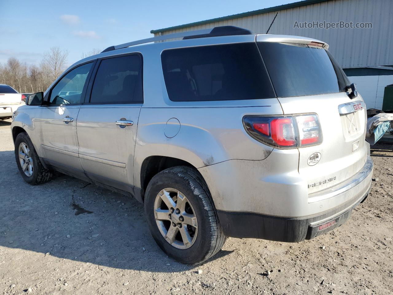 2014 Gmc Acadia Sle Silver vin: 1GKKRPKD5EJ368056