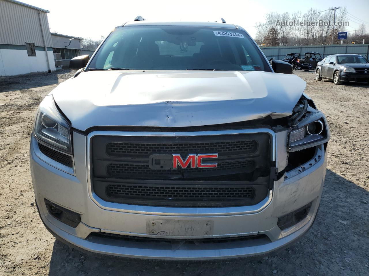 2014 Gmc Acadia Sle Silver vin: 1GKKRPKD5EJ368056