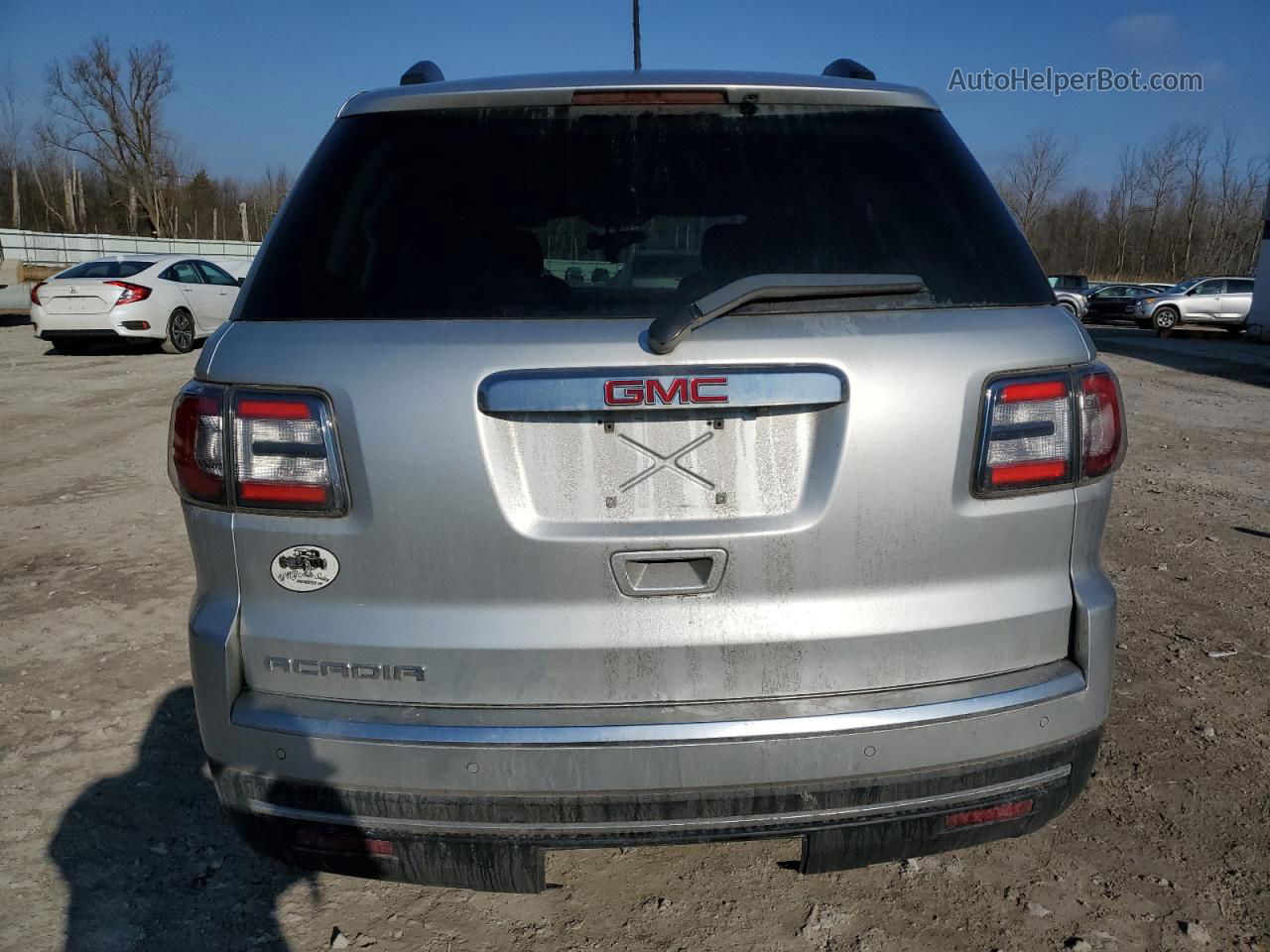 2014 Gmc Acadia Sle Silver vin: 1GKKRPKD5EJ368056