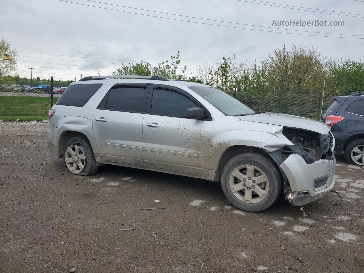 2014 Gmc Acadia Sle Серебряный vin: 1GKKRPKD5EJ374911