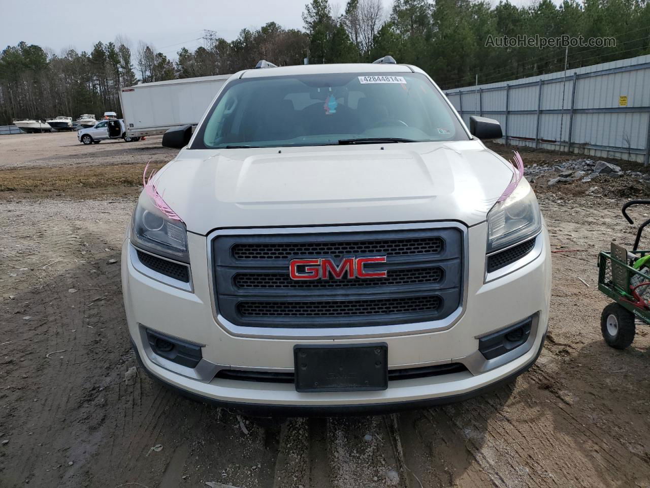 2015 Gmc Acadia Sle Cream vin: 1GKKRPKD6FJ294065