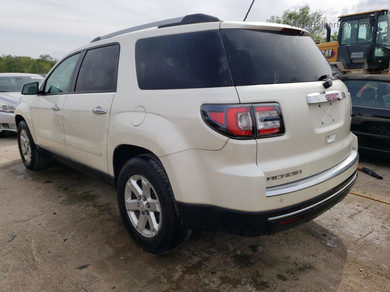 2015 Gmc Acadia Sle White vin: 1GKKRPKD6FJ307218