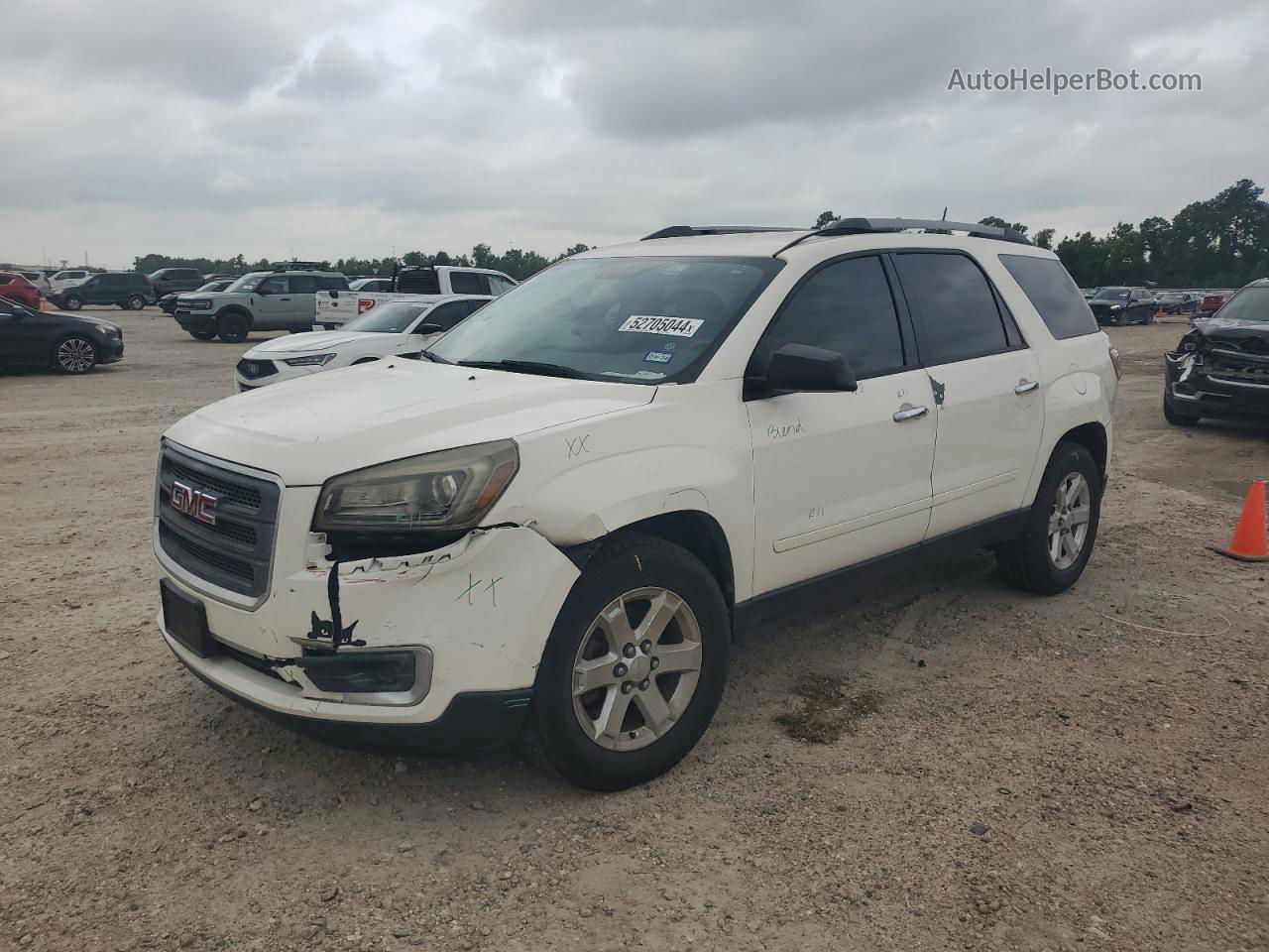 2013 Gmc Acadia Sle Белый vin: 1GKKRPKD7DJ190374