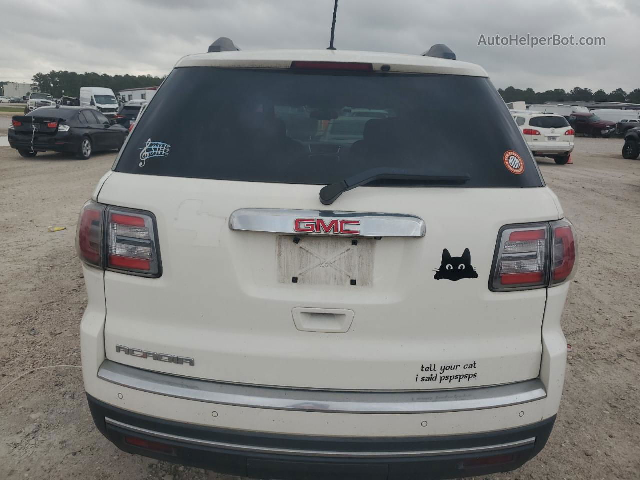 2013 Gmc Acadia Sle Белый vin: 1GKKRPKD7DJ190374