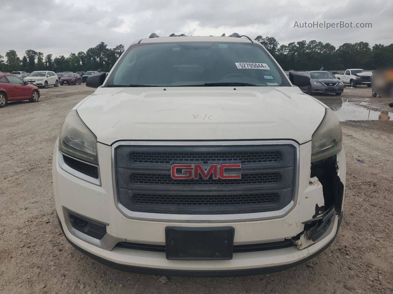 2013 Gmc Acadia Sle Белый vin: 1GKKRPKD7DJ190374