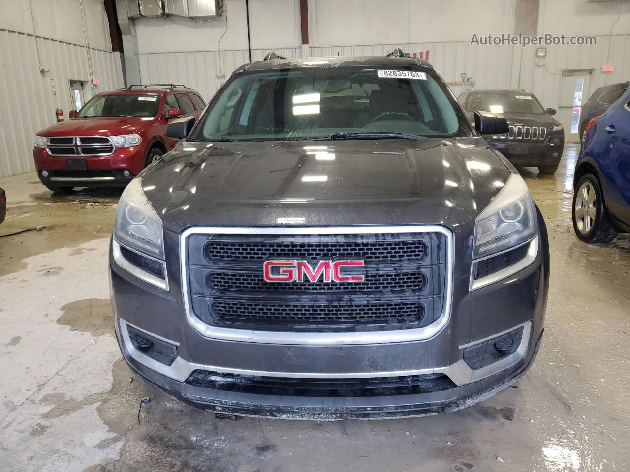 2013 Gmc Acadia Sle Gray vin: 1GKKRPKD7DJ240531