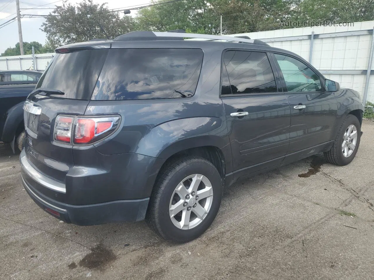 2014 Gmc Acadia Sle Gray vin: 1GKKRPKD8EJ147342