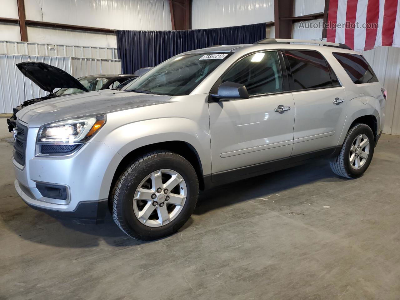 2014 Gmc Acadia Sle Silver vin: 1GKKRPKD8EJ258585