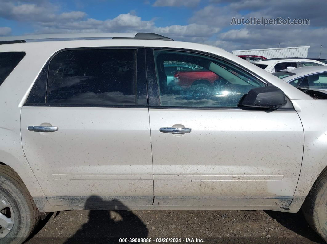 2014 Gmc Acadia Sle-2 Белый vin: 1GKKRPKD8EJ270980