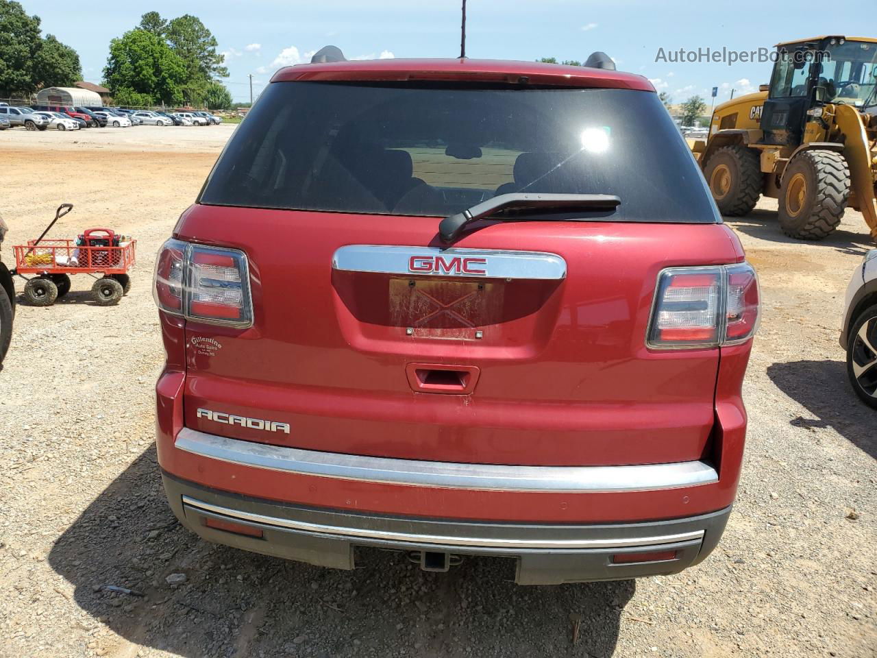 2014 Gmc Acadia Sle Red vin: 1GKKRPKD8EJ274768