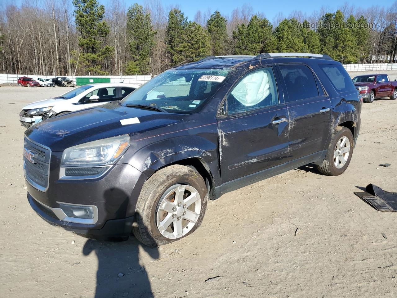 2014 Gmc Acadia Sle Серый vin: 1GKKRPKD8EJ374823