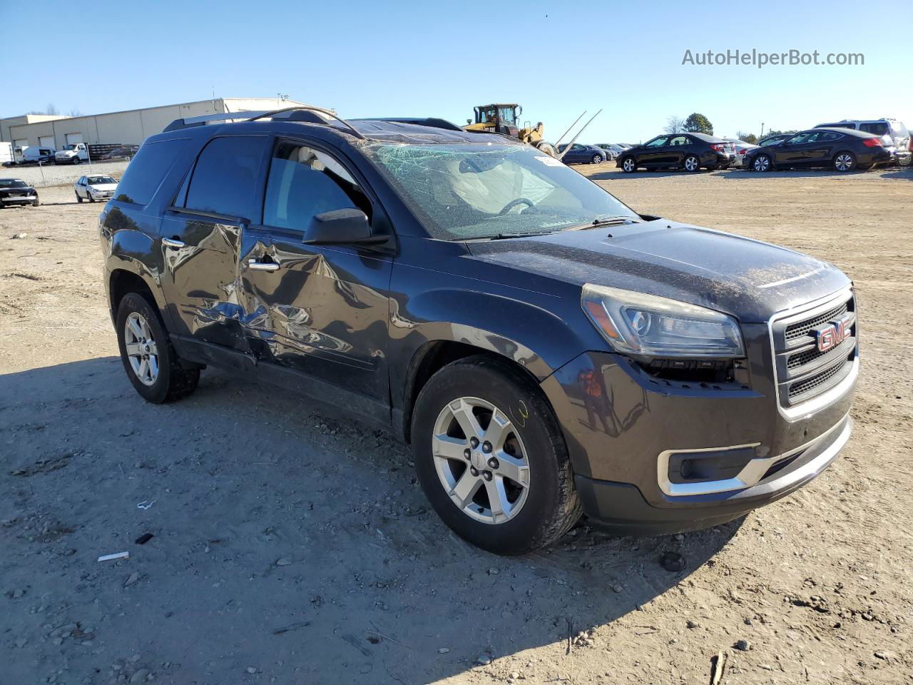 2014 Gmc Acadia Sle Gray vin: 1GKKRPKD8EJ374823