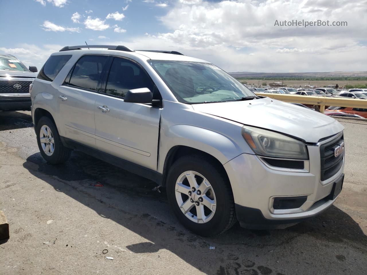 2014 Gmc Acadia Sle Серебряный vin: 1GKKRPKD9EJ137807