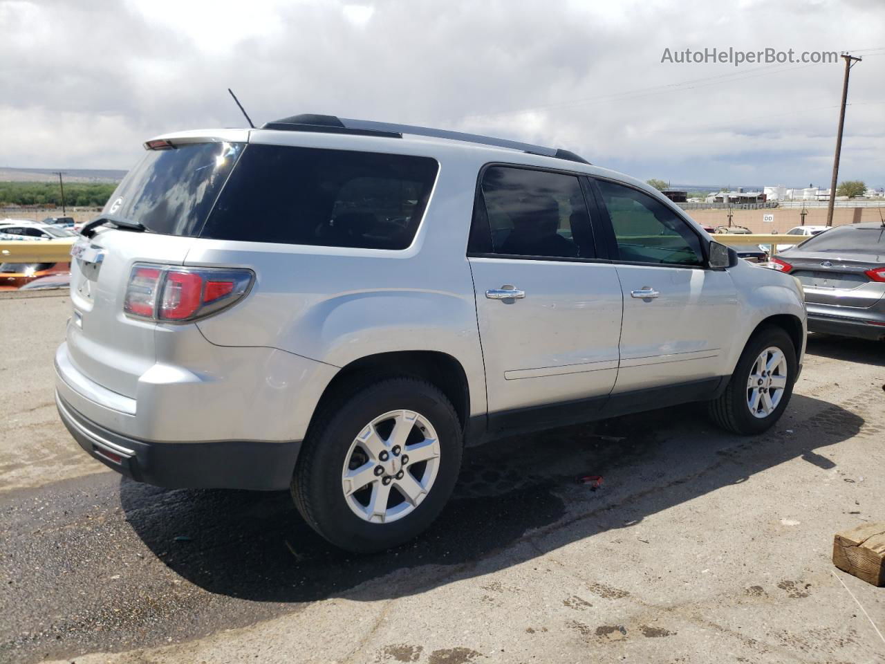 2014 Gmc Acadia Sle Silver vin: 1GKKRPKD9EJ137807