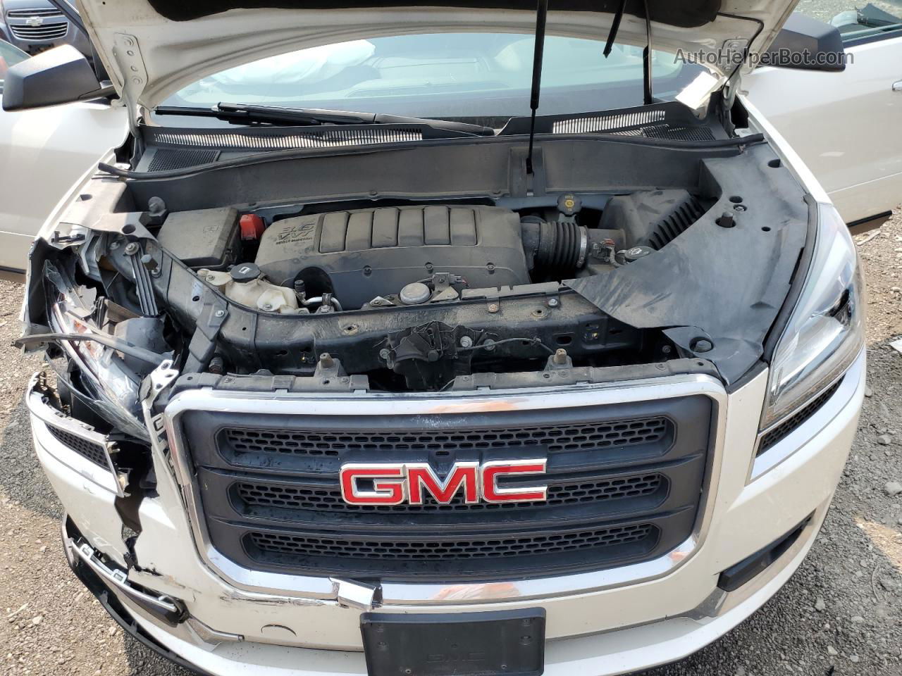 2014 Gmc Acadia Sle Белый vin: 1GKKRPKD9EJ180351