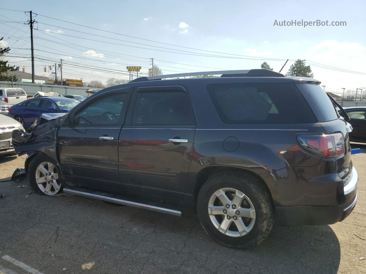 2014 Gmc Acadia Sle Черный vin: 1GKKRPKD9EJ201957