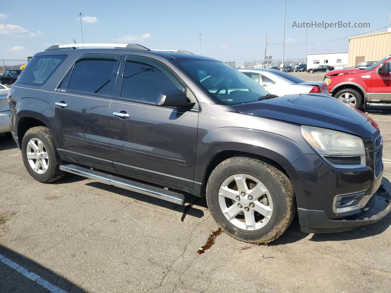 2014 Gmc Acadia Sle Black vin: 1GKKRPKD9EJ201957