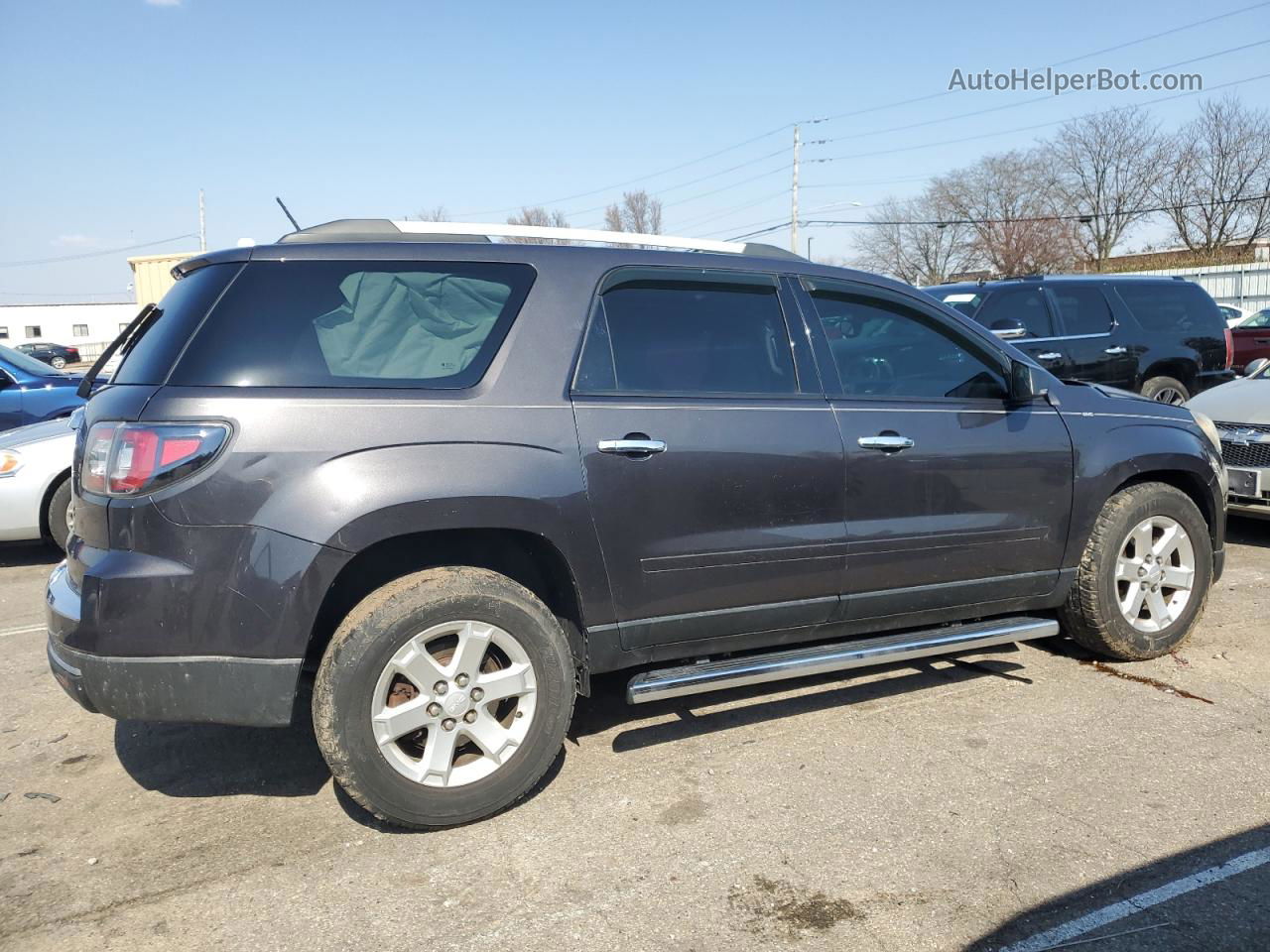 2014 Gmc Acadia Sle Черный vin: 1GKKRPKD9EJ201957