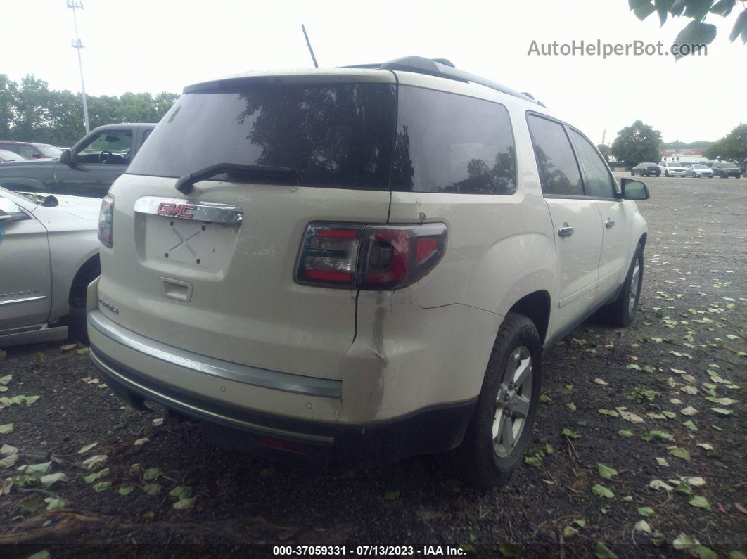 2015 Gmc Acadia Sle White vin: 1GKKRPKD9FJ171344