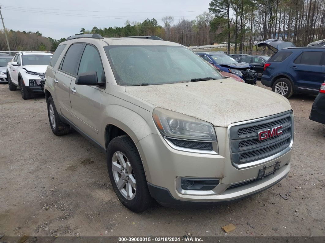 2013 Gmc Acadia Sle-2 Champagne vin: 1GKKRPKDXDJ154257