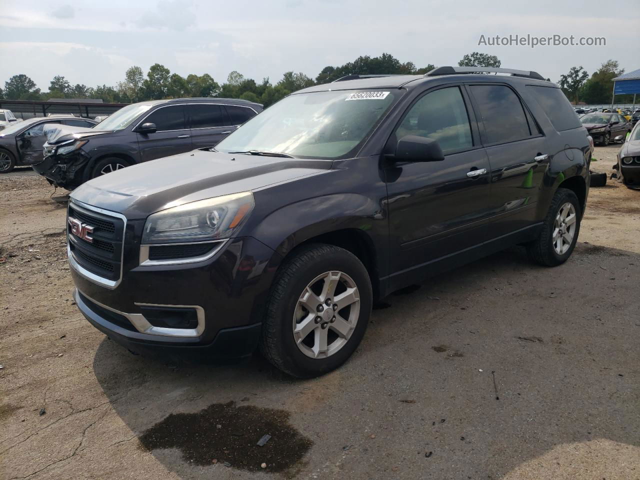 2015 Gmc Acadia Sle Black vin: 1GKKRPKDXFJ323261