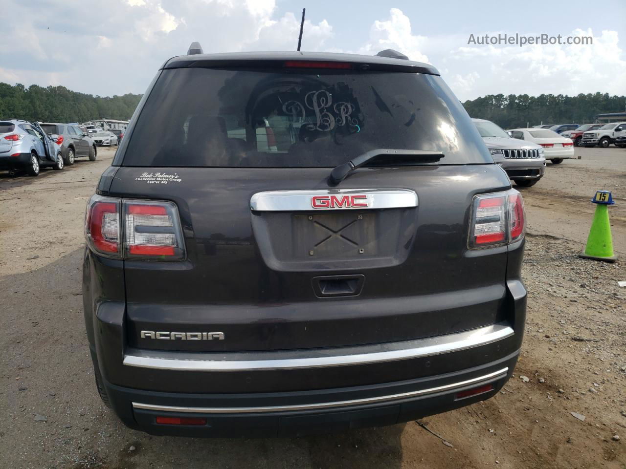 2015 Gmc Acadia Sle Black vin: 1GKKRPKDXFJ323261