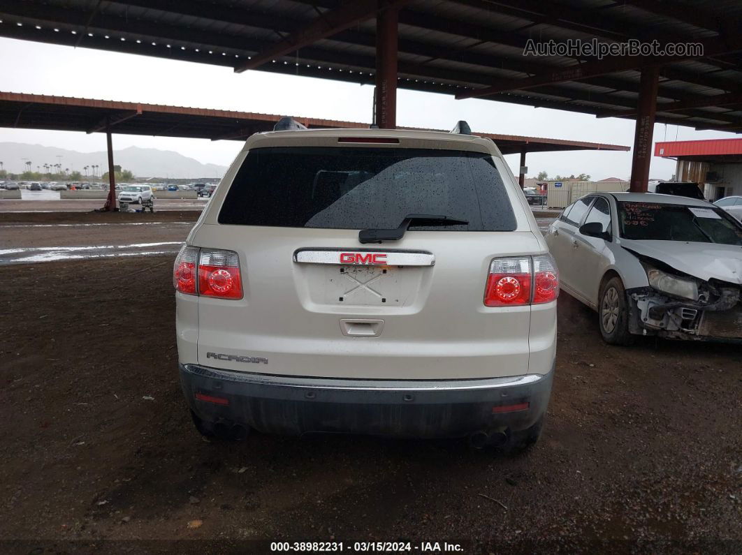 2012 Gmc Acadia Slt-1 White vin: 1GKKRRED0CJ282884