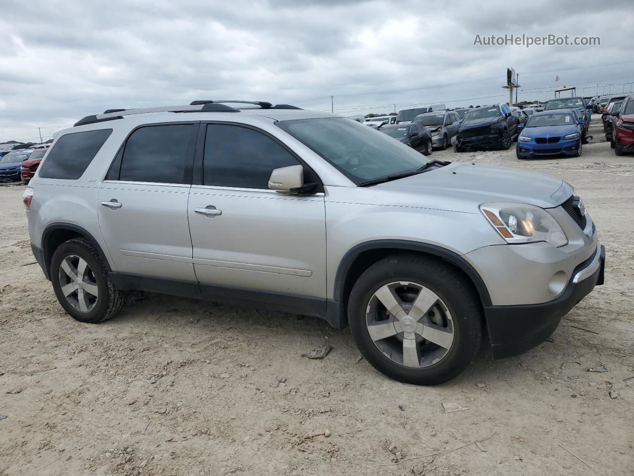 2012 Gmc Acadia Slt-1 Silver vin: 1GKKRRED0CJ320260